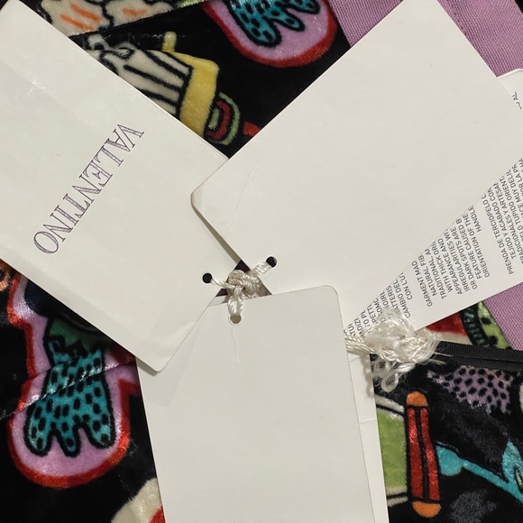 Authentic Valentino Garavani Floral Blend Printed Mid-Rise Pants - Picture 13 of 13